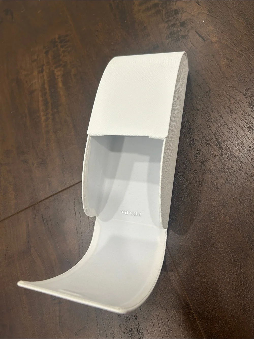 Prada white sunglasses case